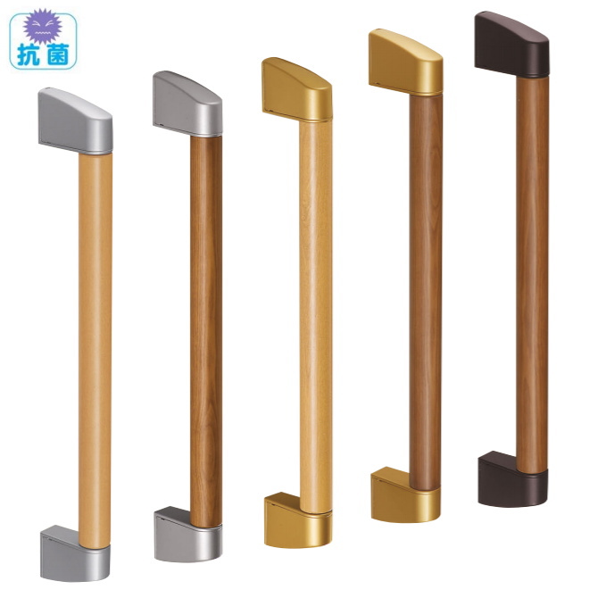 抗菌 ハミング取手（両面用）φ30　ドア・引き戸用 ロングハンドル DIY　標準扉厚25～45mm DH-166の画像