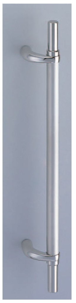 ステンレノマ取手（両面用）φ27.2　全長600mm　ドア 取っ手 把手 ヒンジ扉  DIY  No.213　標準扉厚：31～45mm DH-111の画像