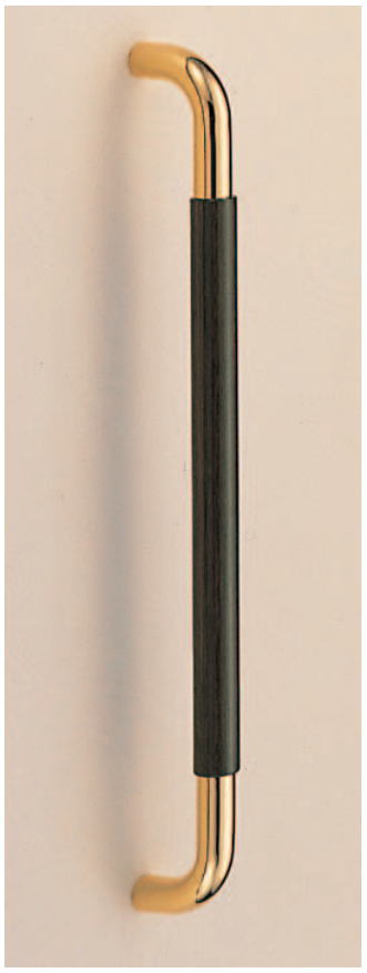 プッシュプルハンドル ウッディー 真鍮・積層 SPP-1 金・黒ウッド - 3