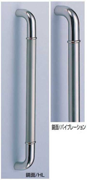 ステン丸棒取手（両面用）φ32　ステンレス　ハンドル　DIY  No.168　標準扉厚：26～45mm DH-076の画像