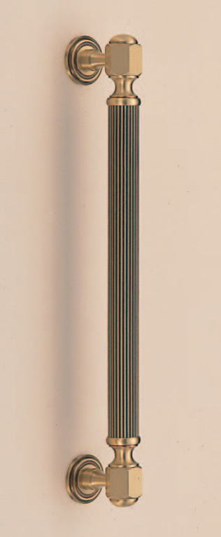バイロン取手（両面用）アンティークハンドル 真鍮 No.44 標準扉厚：23～41mm φ30