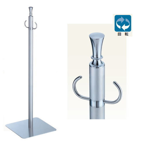 フロアパーティションポールFPP-0304/0404 ポールスタンド ロビー パーティ 誘導 仕切りの画像