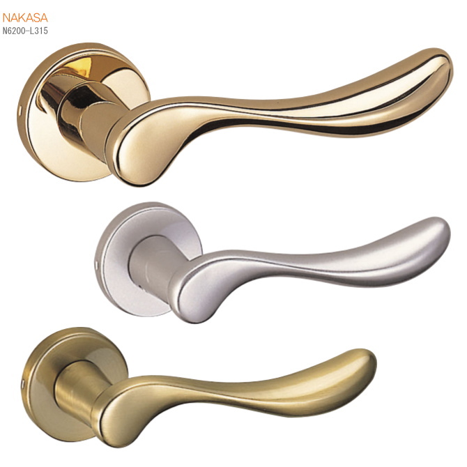 レバーハンドル　丸座　空錠・チューブラ空錠・表示錠・間仕切錠の画像