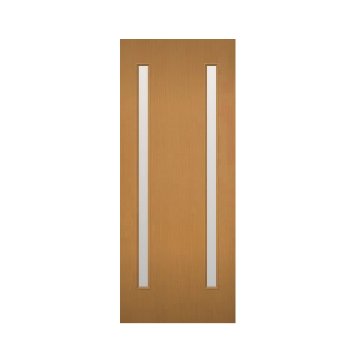 木製建具（開き戸・引き戸）室内ドア 両サイドガラススリッド NR-21HQ【特注ドア】画像