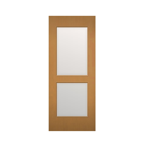 木製建具（開き戸・引き戸）室内ドア 上下全面ガラス組込み　NR-25HQ【特注ドア】画像