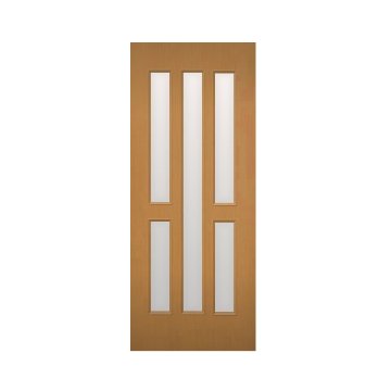 木製建具（開き戸・引き戸）おしゃれなガラス組込デザイン　NR-39HQ【特注ドア】画像