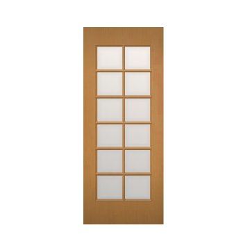 木製建具（開き戸・引き戸）格子ガラス組込　NR-47HQ【特注ドア】画像