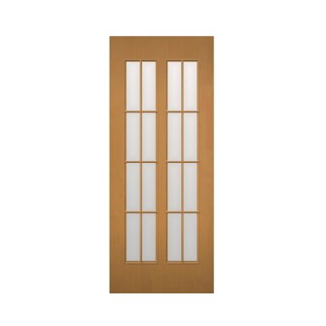 木製建具（開き戸・引き戸）格子ガラス組込　NR-57HQ【特注ドア】画像