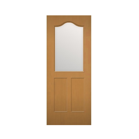 木製建具（開き戸・引き戸）上部ガラス組込　NR-58HQ【特注ドア】の画像