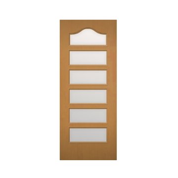 木製建具（開き戸・引き戸）横格子ガラス組込　NR-64HQ【特注ドア】画像