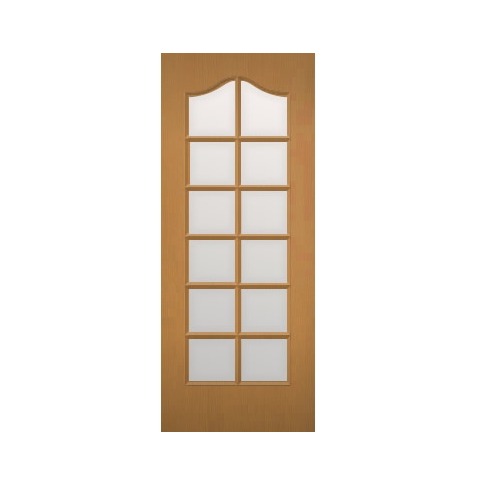 木製建具（開き戸・引き戸）格子ガラス組込　NR-65HQ【特注ドア】画像