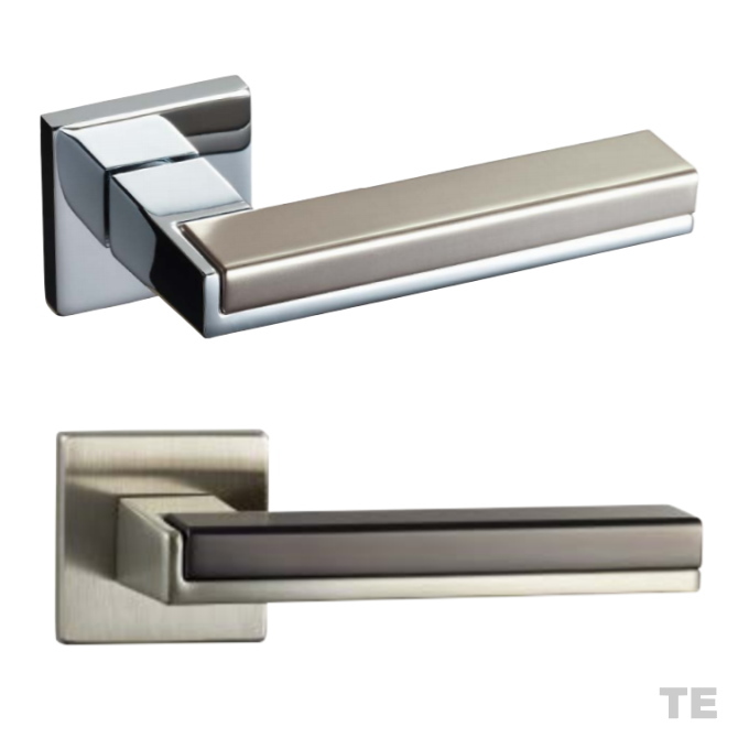 レバーハンドル TE 角座 T2プレート カワジュン製 KAWAJUN 空錠・表示錠・間仕切錠の画像