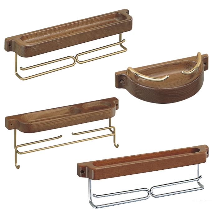 高級木製かけ棒　ネクタイ・ベルト・スカーフ掛け　クローゼット・アクセサリー収納の画像