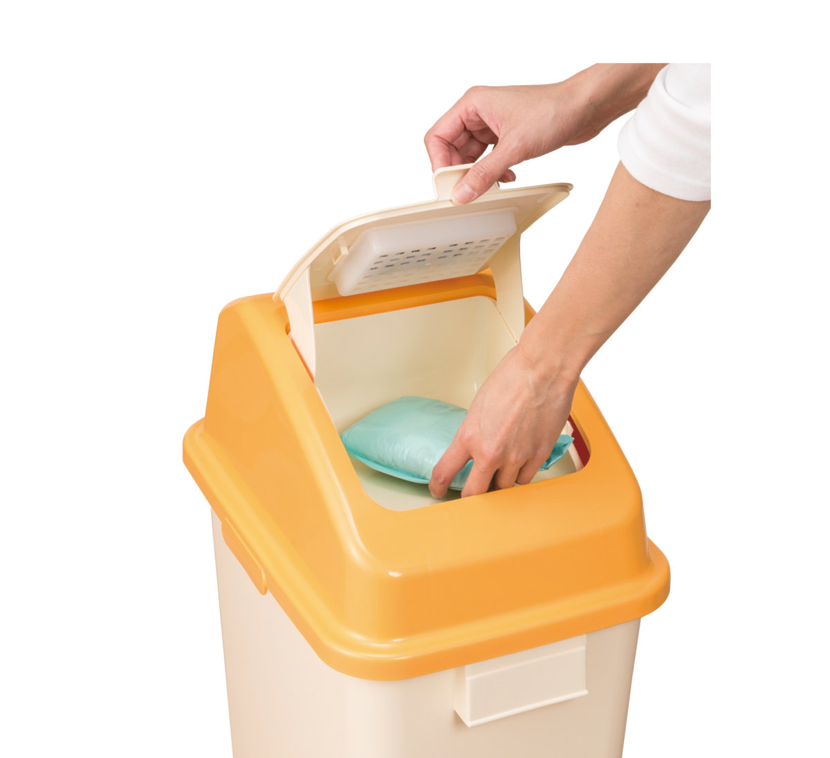 紙おむつ用ダストボックス おむつペール 45 トイレの画像