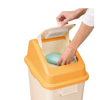 紙おむつ用ダストボックス おむつペール 45 トイレの画像