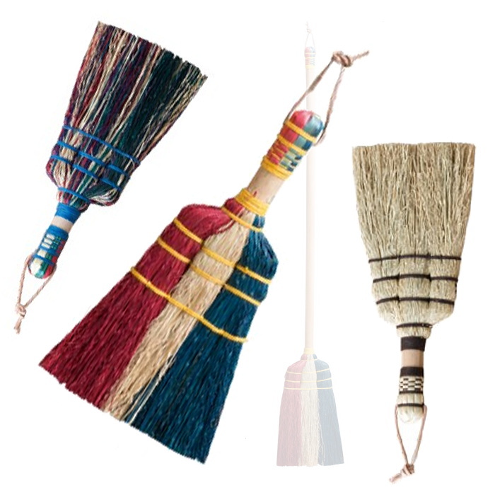 短いほうき ナカサのお洒落な箒 ３色