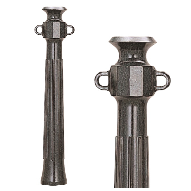 アンティークボラード ACT-001A ACT-001PK（固定式・脱着式:南京錠付き）φ125 H850 アルミ合金鋳物【Teikin・BARICAR】の画像