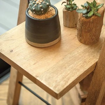 マンゴーウッドシェルフボード　W61×D25.5cm  W61×D20cm  厚1.5cmの画像