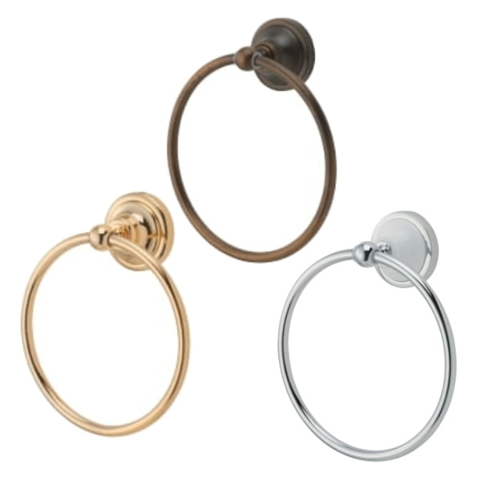 アンティーク　タオルリング　ステンレス製（銀・金・古銅） の画像