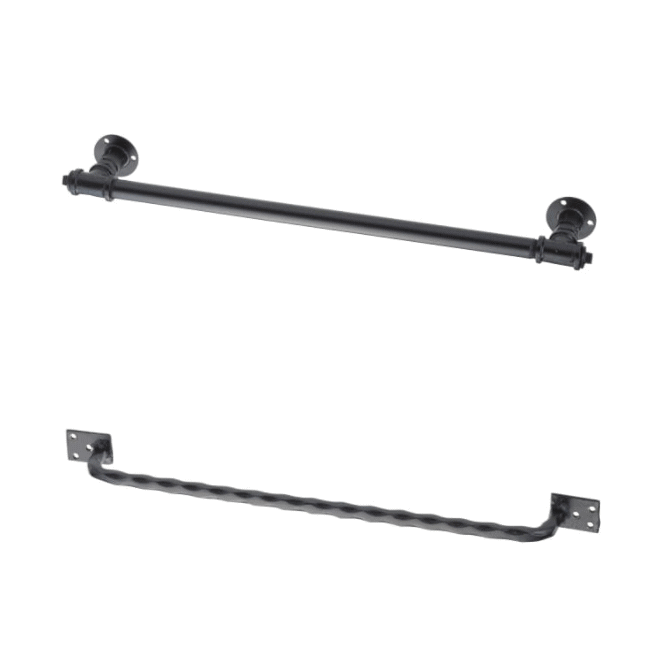 アンティーク　タオル掛け　スチール　ロートアイアン の画像