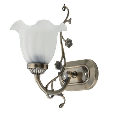 アンティーク フラワーランプ　ロートアイアン　照明 画像