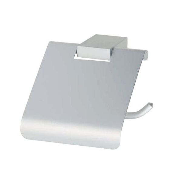 トイレットペーパーホルダー　シングル（アルミ・つや消しシルバー）　DIY トイレ の画像