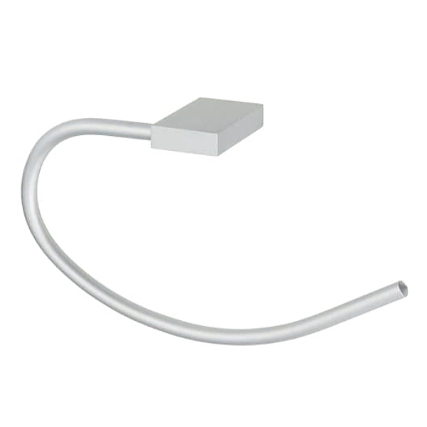 タオルリング（アルミ・つや消しシルバー）　DIYで取り付け可 の画像