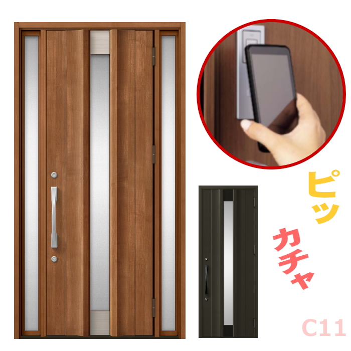 玄関ドア C11型 プレナスX オートロック・タッチキー対応