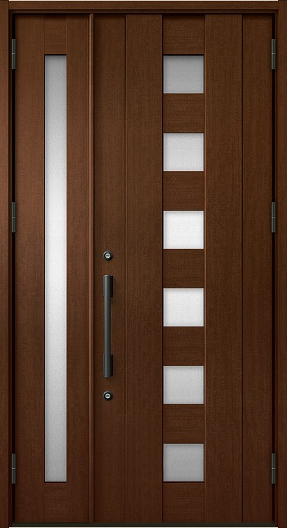 玄関ドア　C19型 プレナスX 片開き・親子ドア・片袖・両袖・親子入隅画像