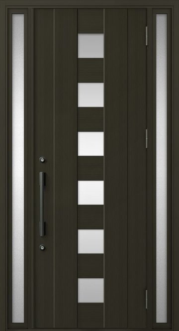 玄関ドア　C19型 プレナスX 片開き・親子ドア・片袖・両袖・親子入隅画像