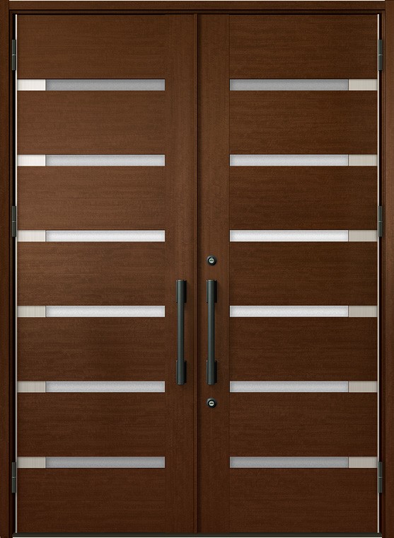 玄関ドア　C41型 プレナスX 片開き・親子ドア・片袖・両袖・両開き・親子入隅画像