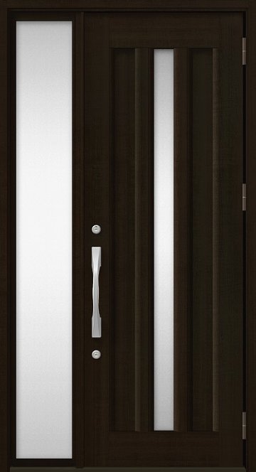 玄関ドア　N17型 プレナスX 片開き・親子ドア・片袖・両袖・親子入隅画像