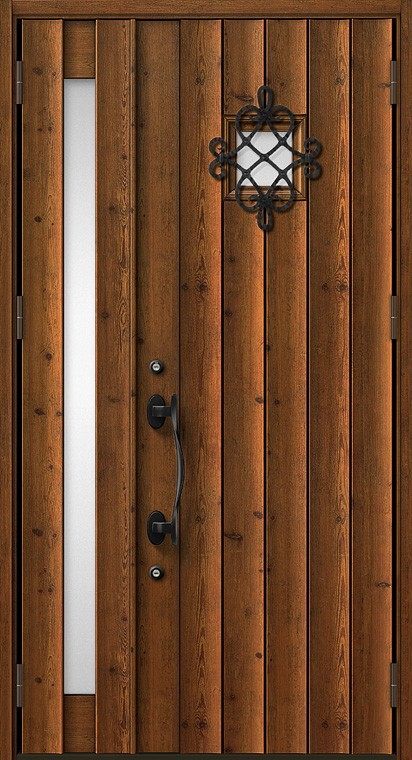 玄関ドア　T12型 プレナスX 片開き・親子ドア・片袖・両袖・親子入隅画像