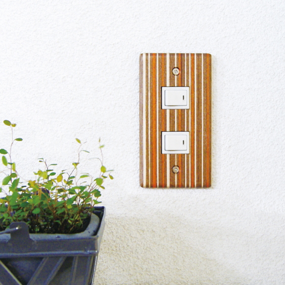スイッチプレート　高級積層材 の画像