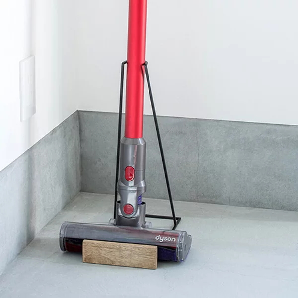 お掃除スタンド　アンアンウッド　クリーナースタンド　モップ立て の画像