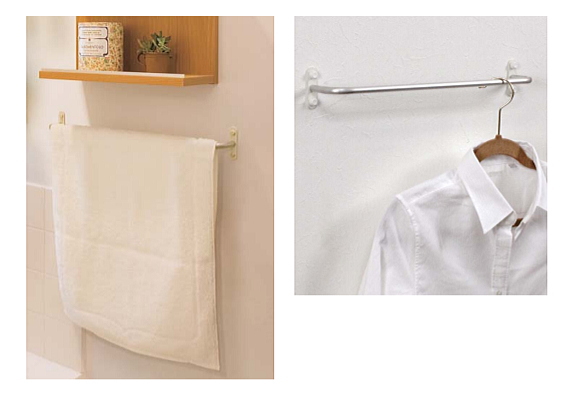 アルミ　パイプハンガー　幅370mmの画像