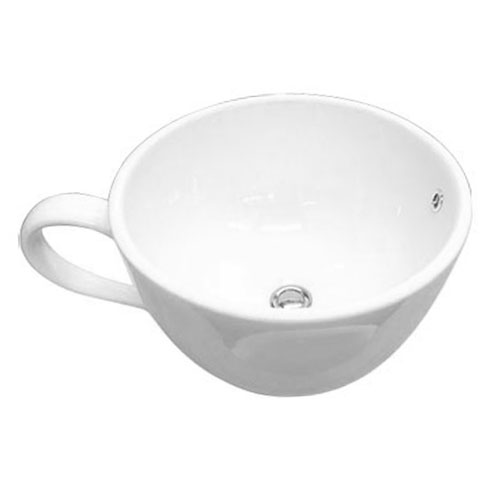 コーヒーカップ型洗面器