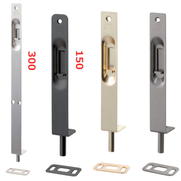 ニューフランス落とし（二段式・6Rルーター用）棒落とし込み錠　親子ドア・小扉ロック の画像