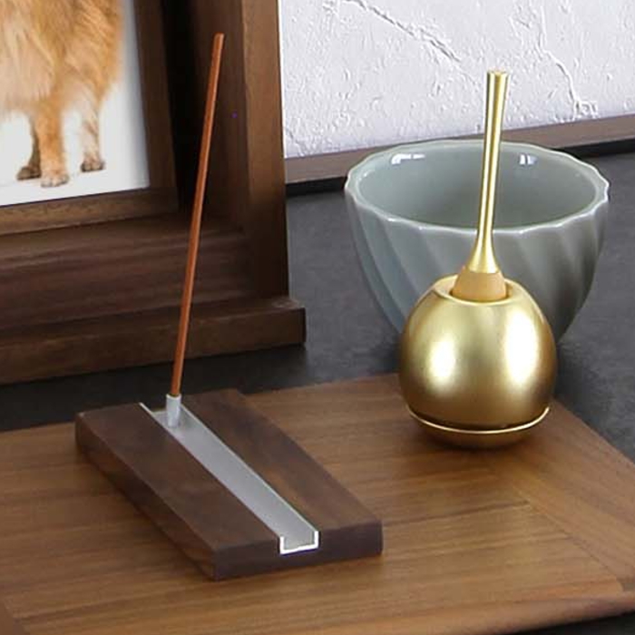 線香立て　心をこめた手作り　祈樹シリーズ　W60×D100×H10mm　Incense stick stand の画像