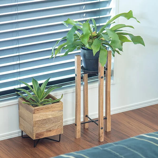 ホールディングポットスタンド（4号・5号・6号）植木鉢ラック　フラワースタンド マンゴーアイアンの画像