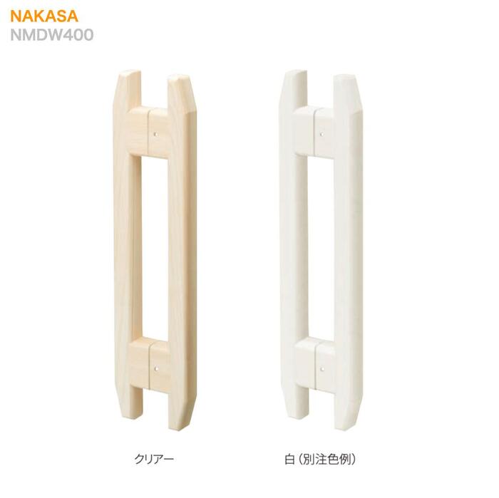 ヒノキドアハンドル （両面用）L450 天然木の画像