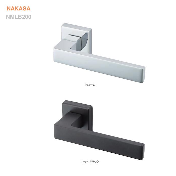 イタリア製 レバーハンドル 角座 空錠・間仕切錠　真鍮の画像