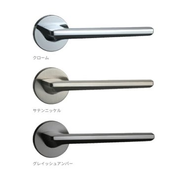 カワジュン製レバーハンドル　YY　丸座　KAWAJUN　空錠・表示錠・間仕切錠の画像