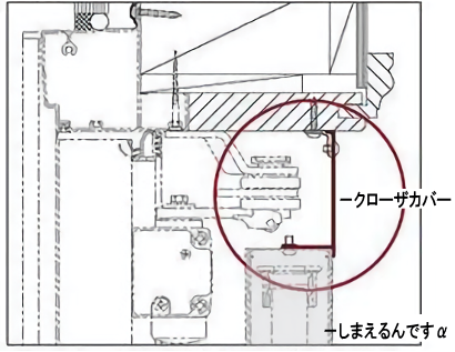しまえるんですα　クローザカバーの画像