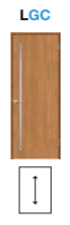 標準ドア　ASTH-LGC ガラス組込 ラシッサ（クリエ）トステム室内ドア【ドアストッパー付取替えドア・枠付ドア】リクシル画像