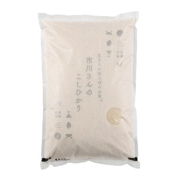 「生きもの田んぼのお米®︎　市川さんのこしひかり 5kg」玄米/白米/分づき米画像