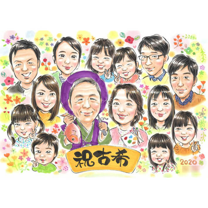 似顔絵師 ぽん太｜創作品モール あるる