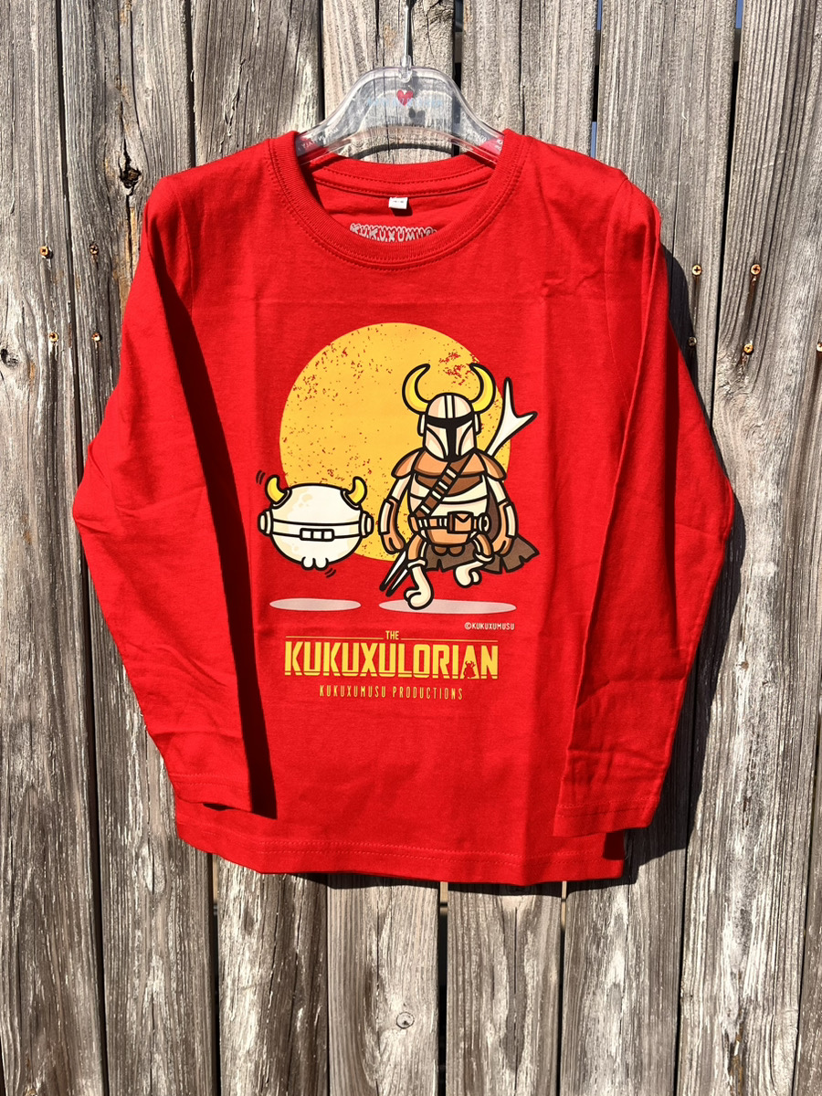 LORIAN 長袖Tシャツ レッド（LORIAN M/Larga Niño Rojo - Kukuxumusu）画像