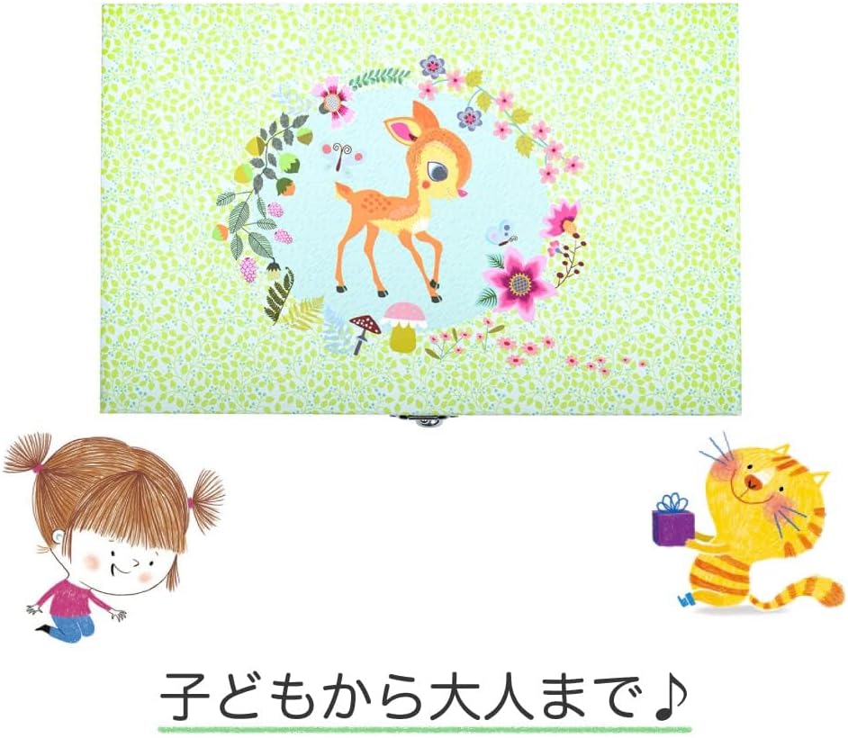 お誕生日プレゼント・クリスマスプレゼントにクラシカルアイテムフランスおもちゃブランド「DJECOジェコ」のミュージックボックス・オルゴール（ウッドフォーン）の画像