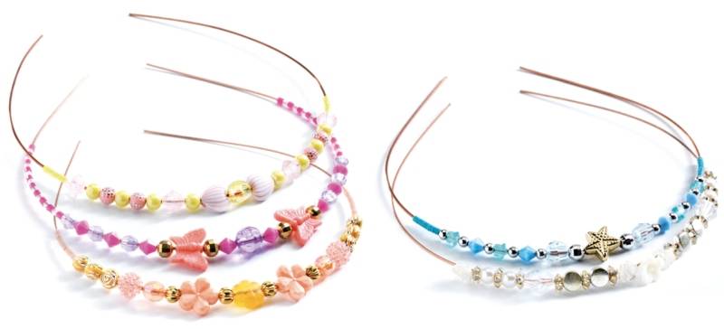 フランスおもちゃブランド「DJECOジェコ」手づくりヘアバンドキット自分だけのヘアアクセサリーを作ってみては？お誕生日プレゼントに対象8歳以上 の画像